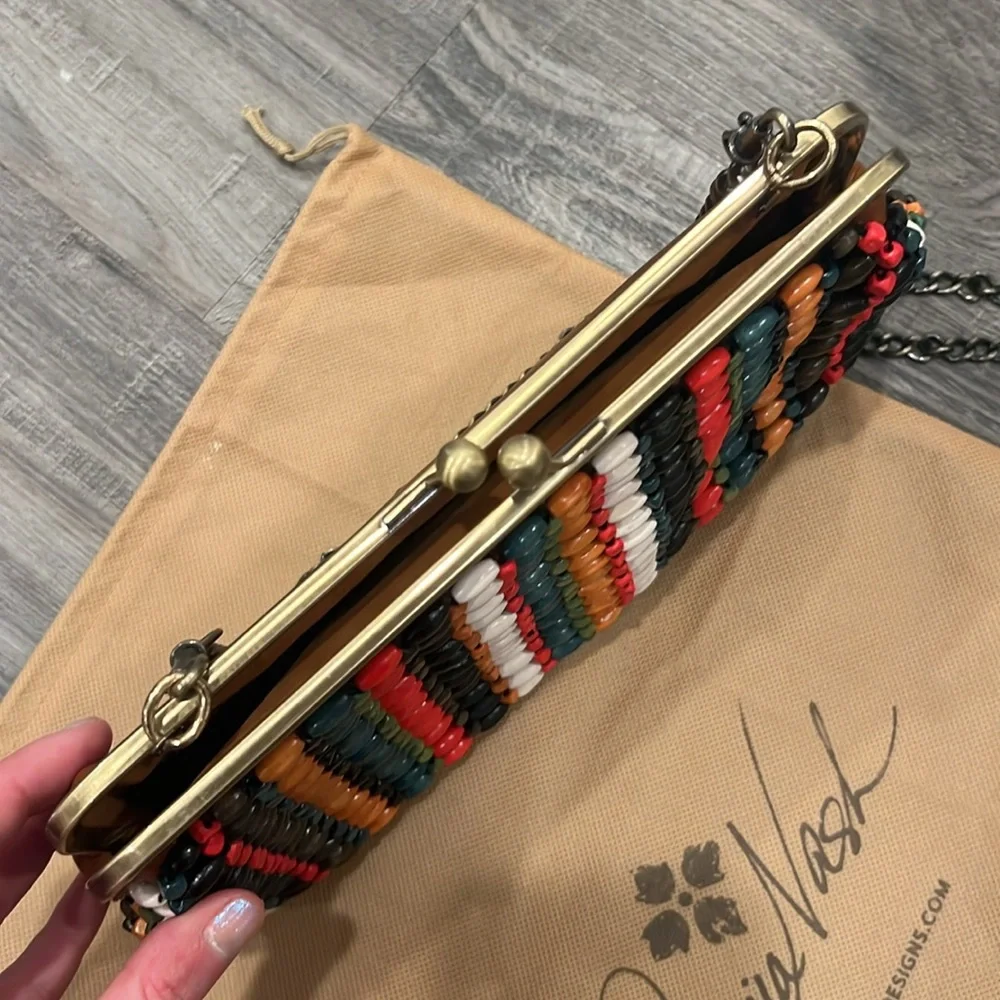 Patricia Nash beaded handbag - Picture 7 of 8